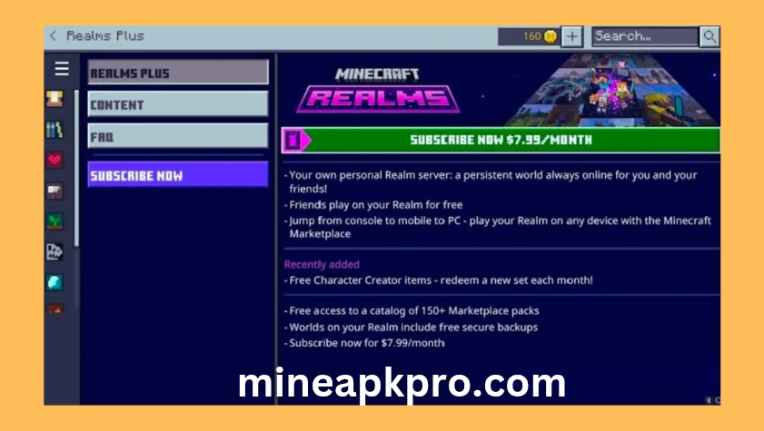 mineapkpro.com1 Minecraft Realms
